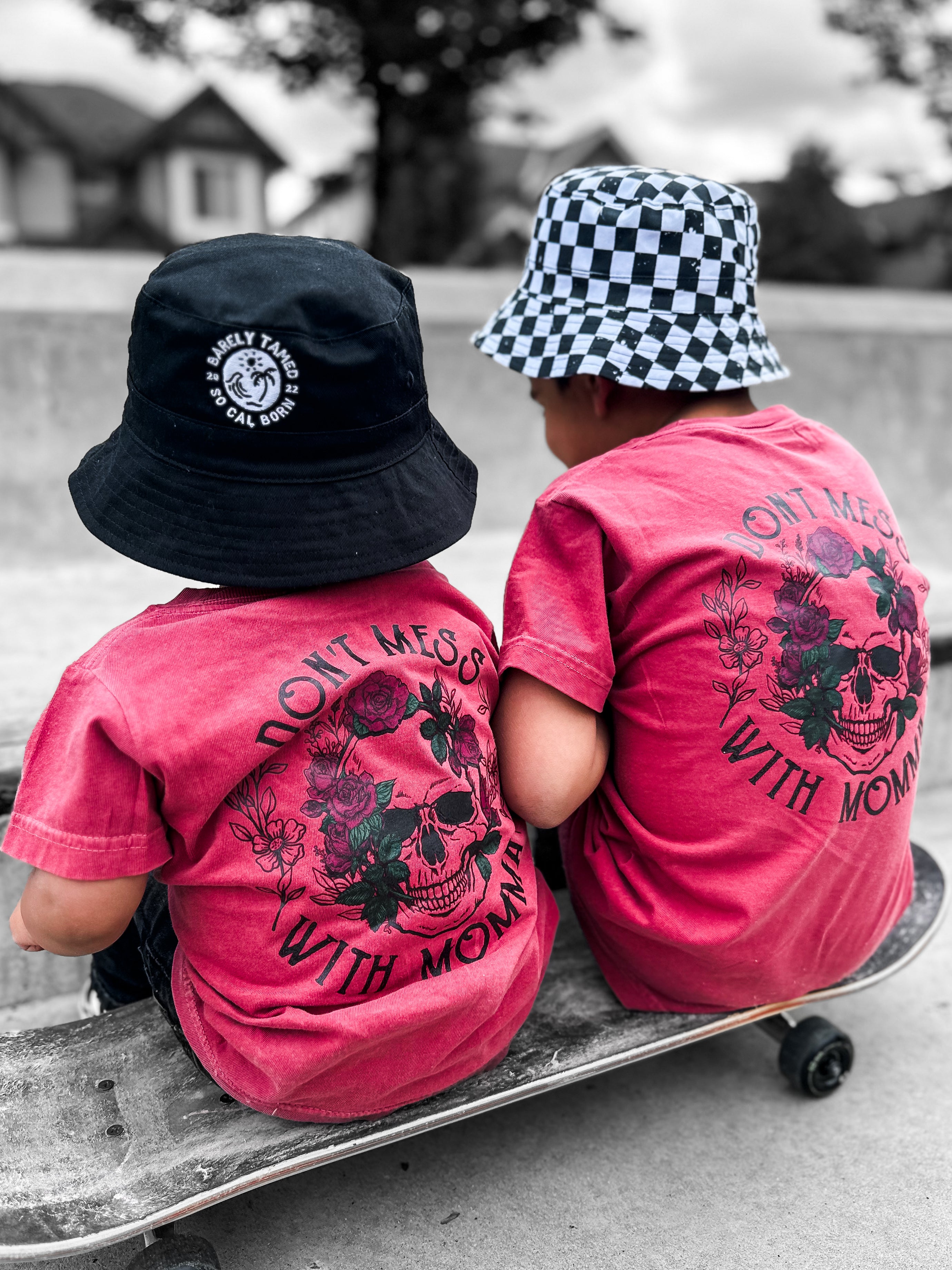 Checkered Reversible Bucket Hat