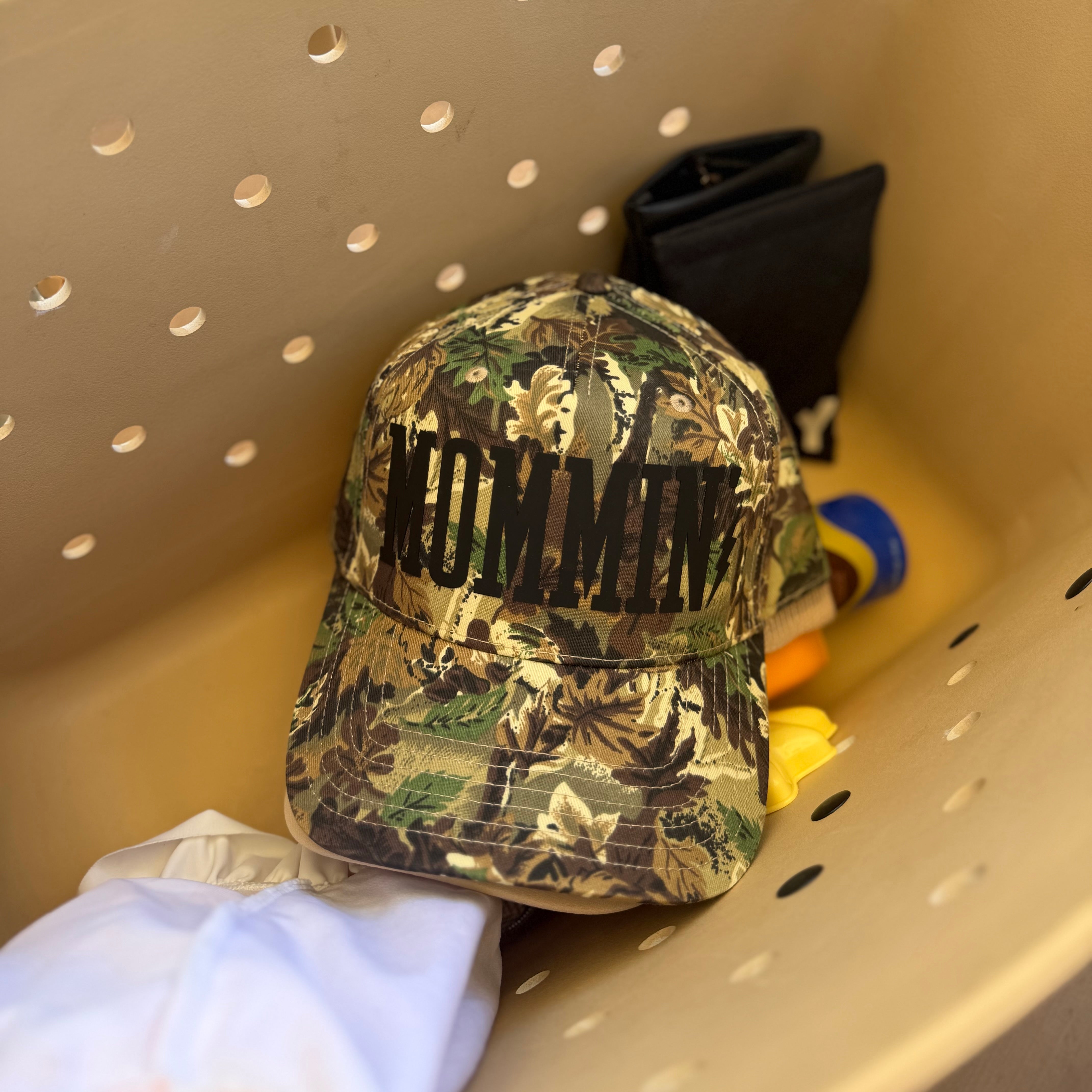 Mommin’ Trucker Hat | Canvas Camo - Barely Tamed
