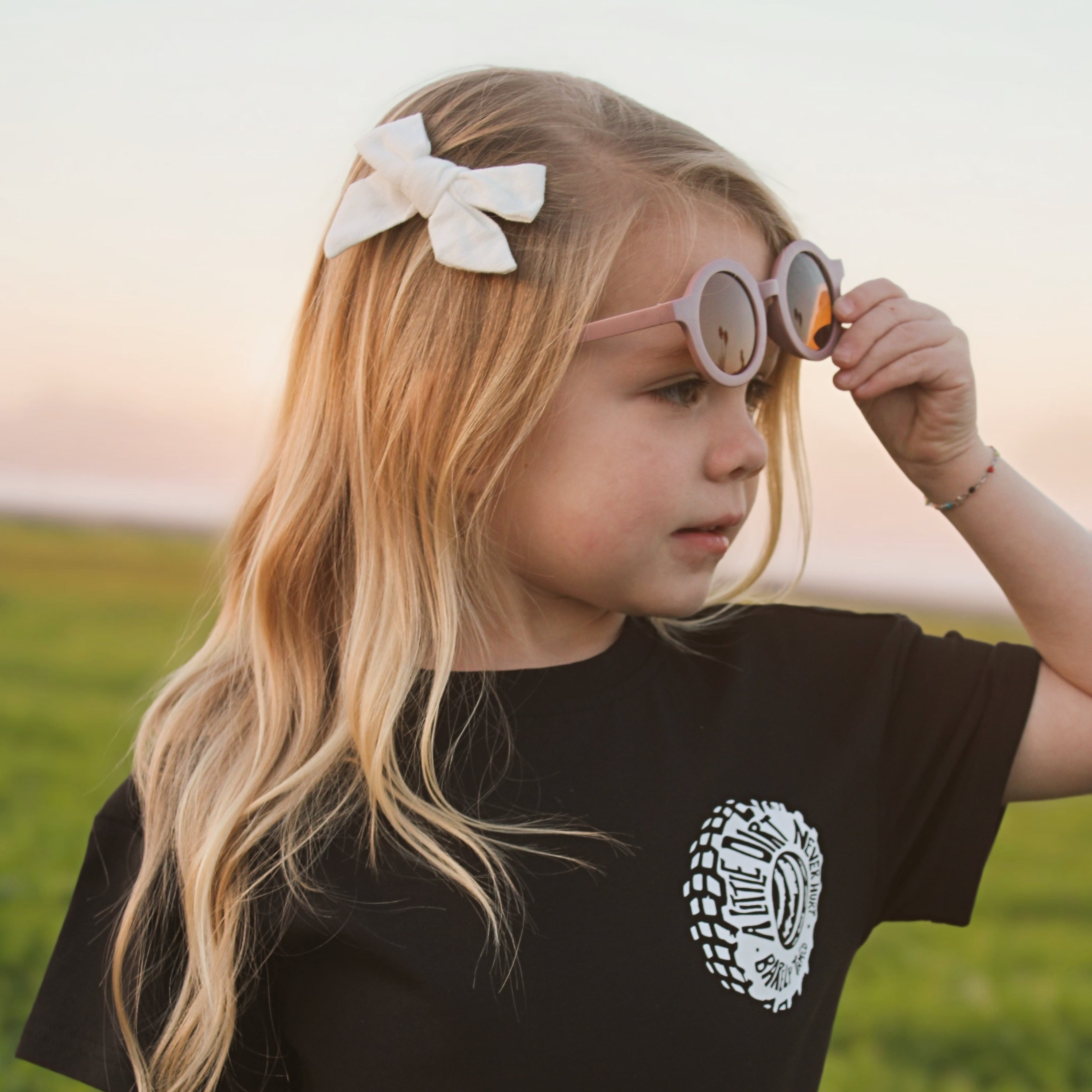 A Little Dirt Never Hurt Toddler Graphic T-Shirt – Black | Monster Truck Dirt Bike Tee - Barely Tamed