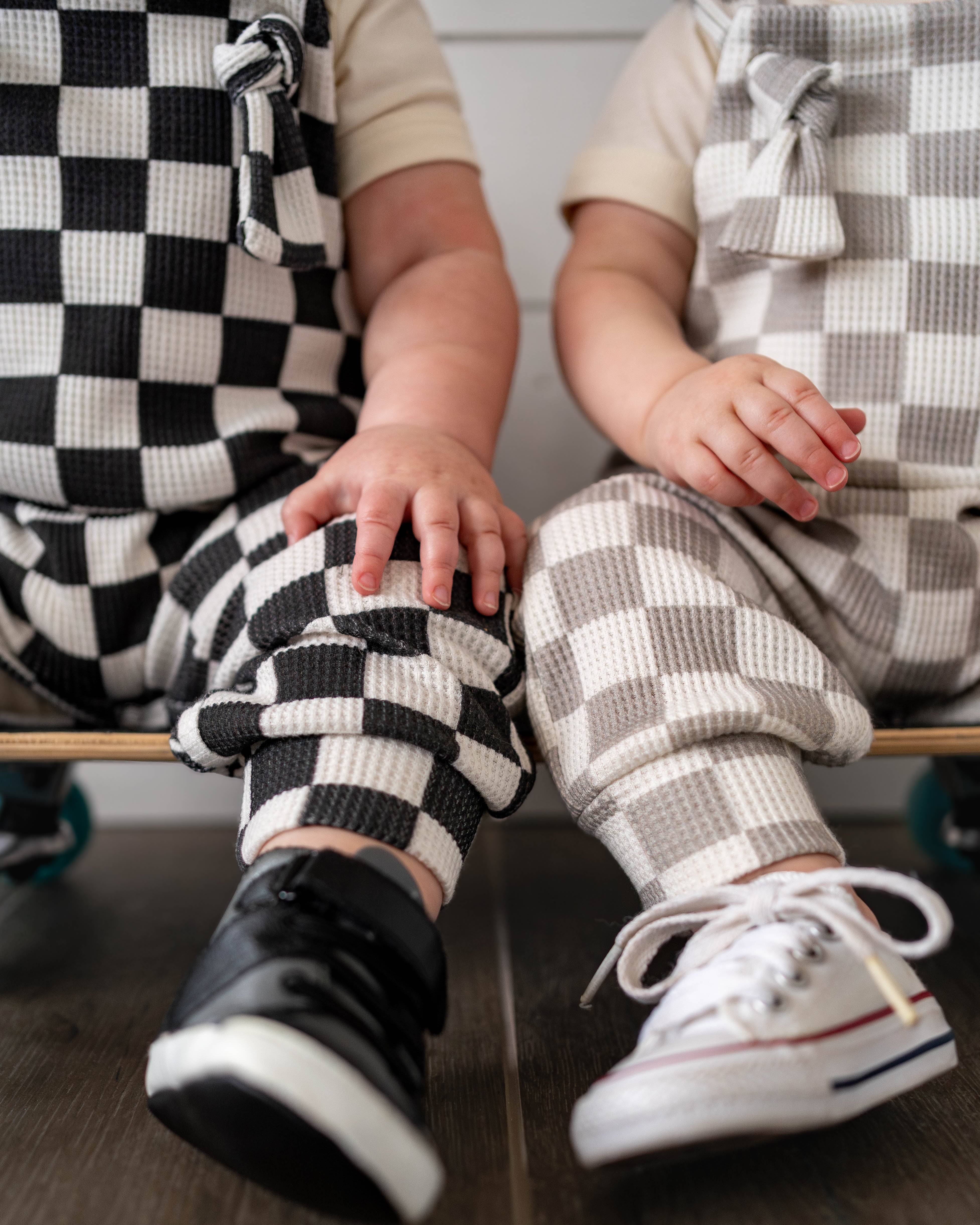 Ziggy Checkered Romper - Barely Tamed