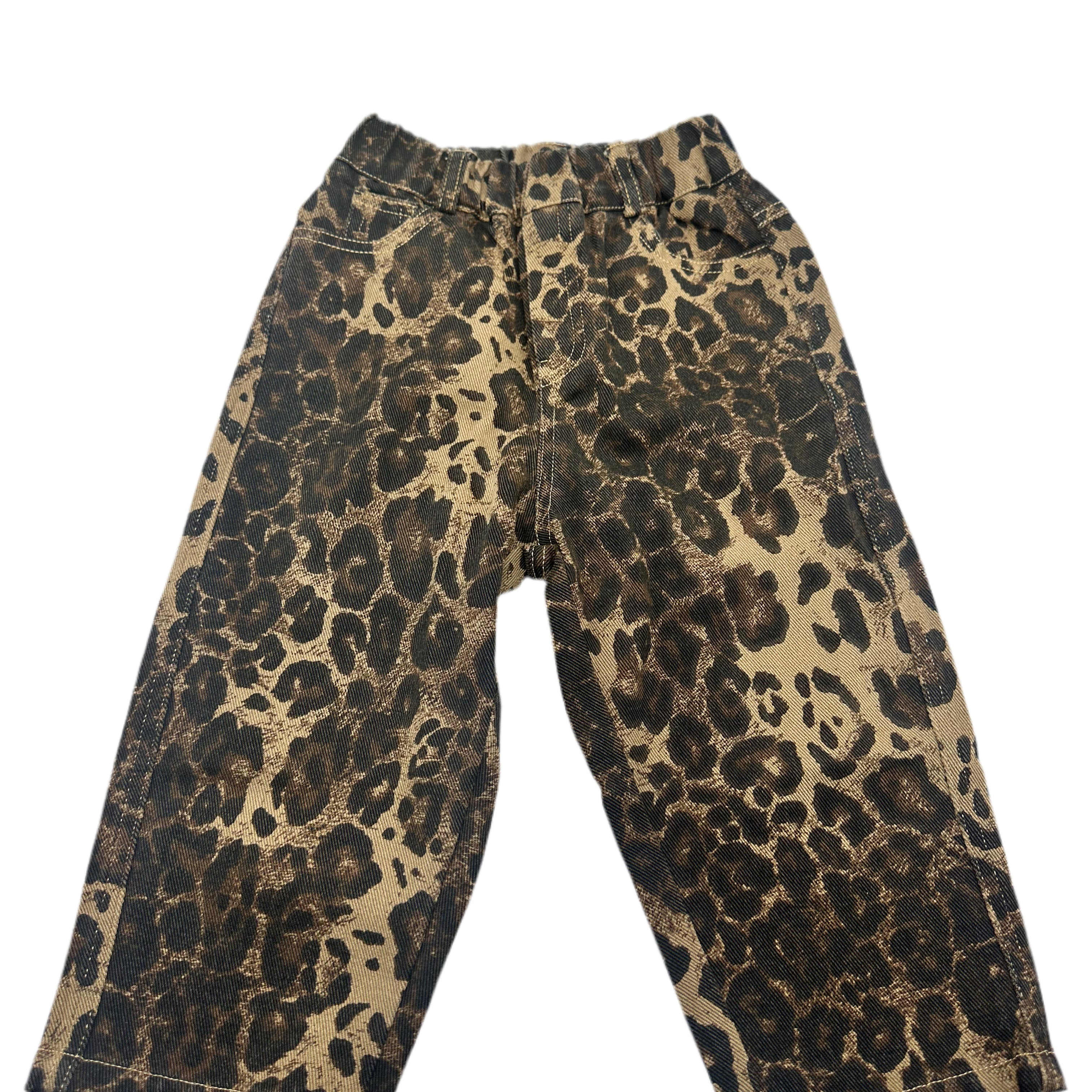 Leopard Oversized Jeans - Barely Tamed