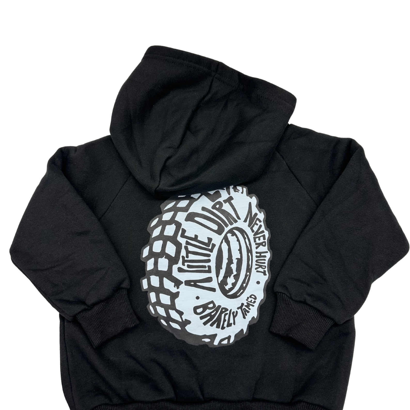 black toddler graphic hoodie
