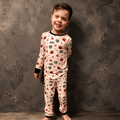 Pre-Order Cherry Bomb Bamboo Pajama Set — Kids
