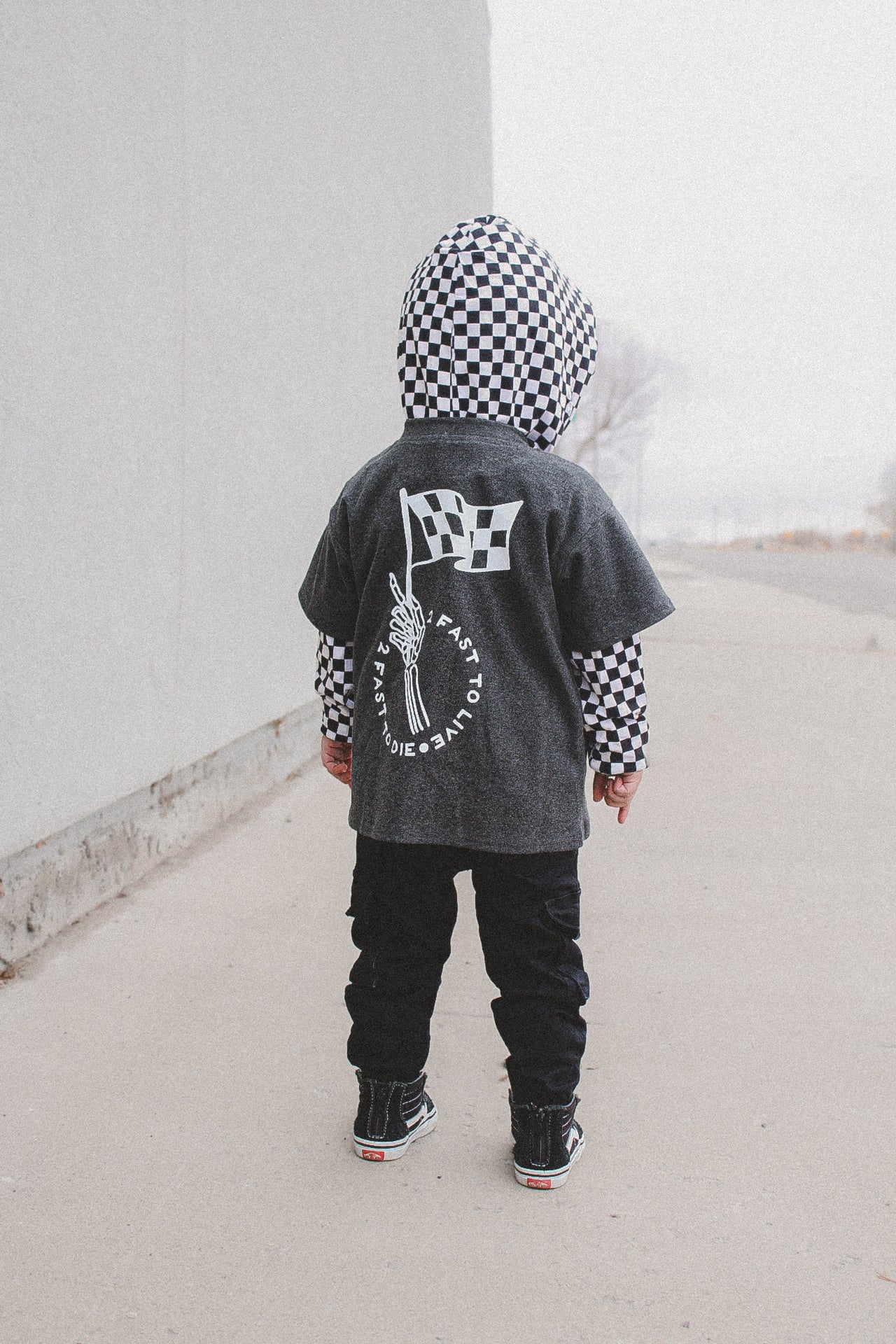 Grey toddler graphic t shirt