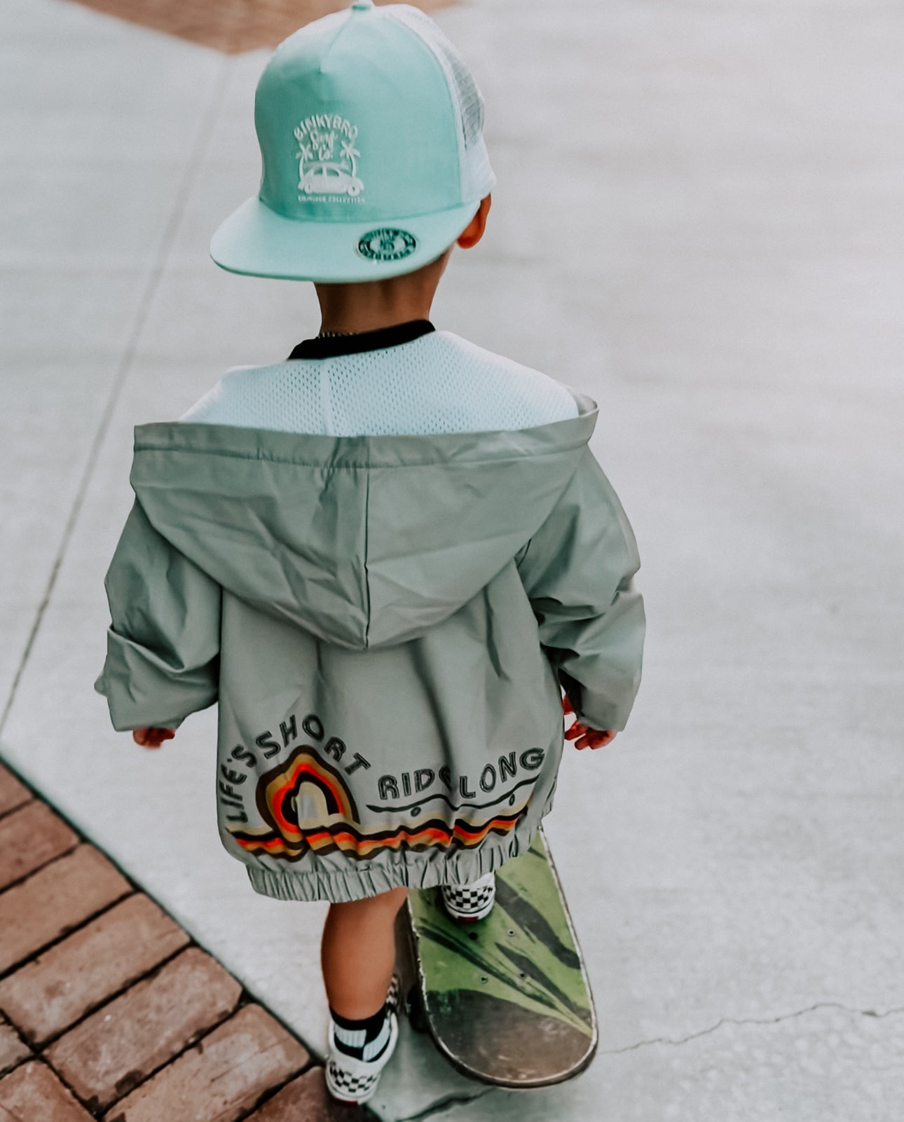 grey toddler windbreaker
