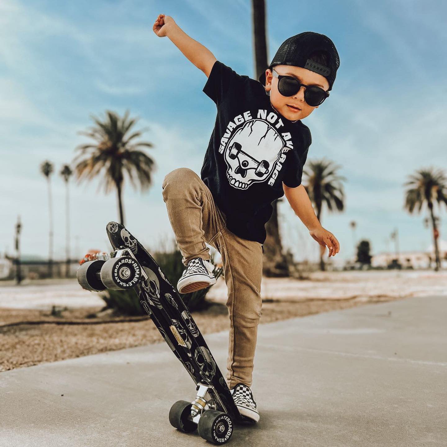 black toddler and infant graphic shirt