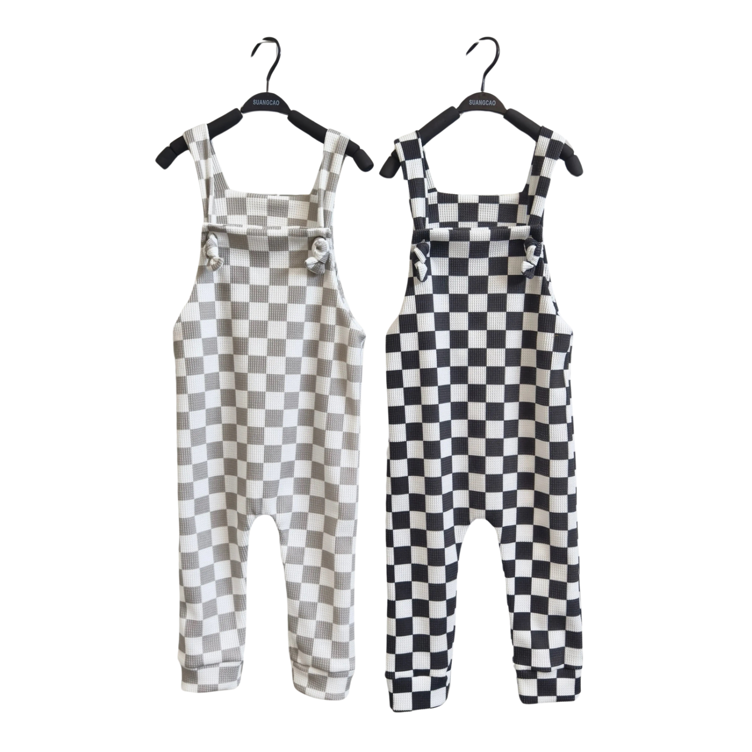Ziggy Checkered Romper - Barely Tamed
