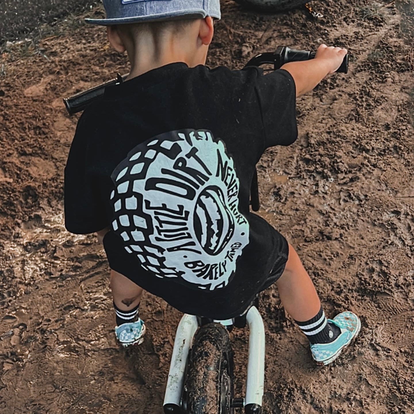 Black toddler graphic t shirt
