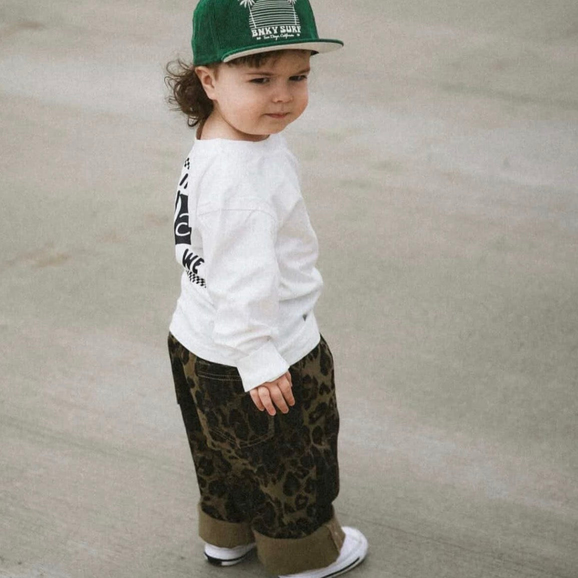 Leopard Oversized Jeans – animal print| 90s Inspired Bottoms - Barely Tamed