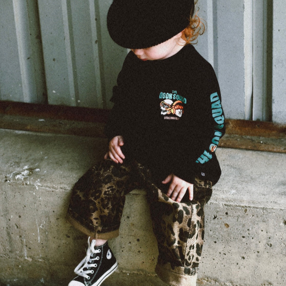 Leopard Oversized Jeans - Barely Tamed