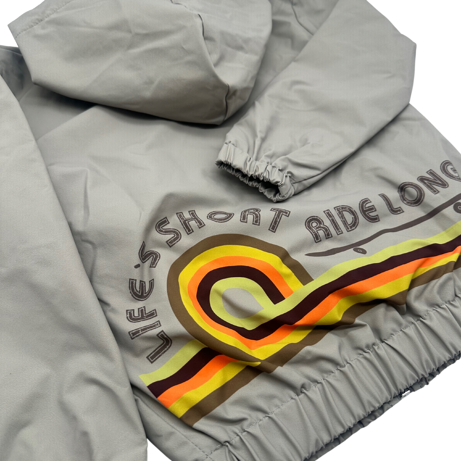 Hooded Steezy Windbreaker - Barely Tamed