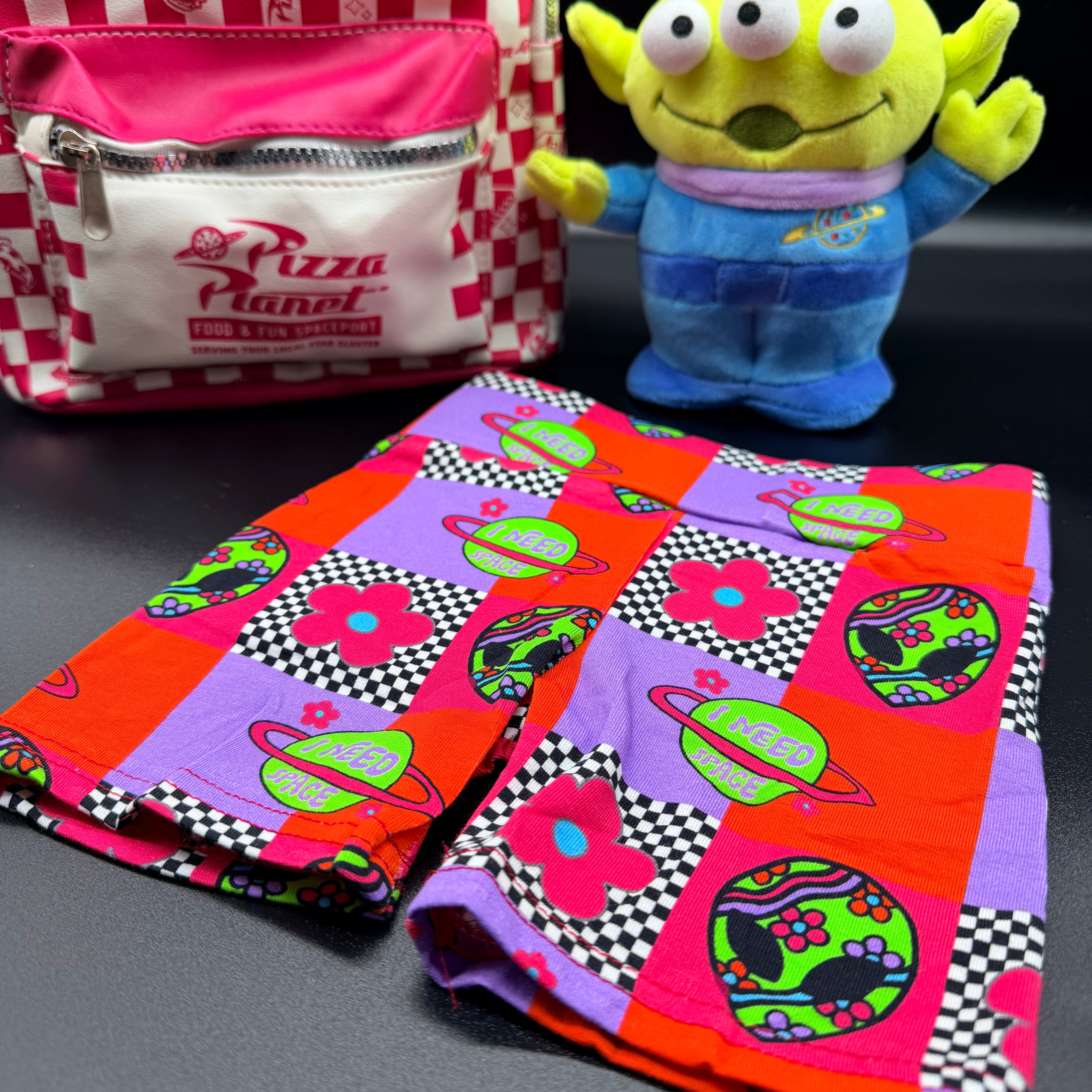 I Need Space Baby & Toddler Biker Shorts | Stretch Spandex Kids Shorts for Play & Everyday Wear - Barely Tamed