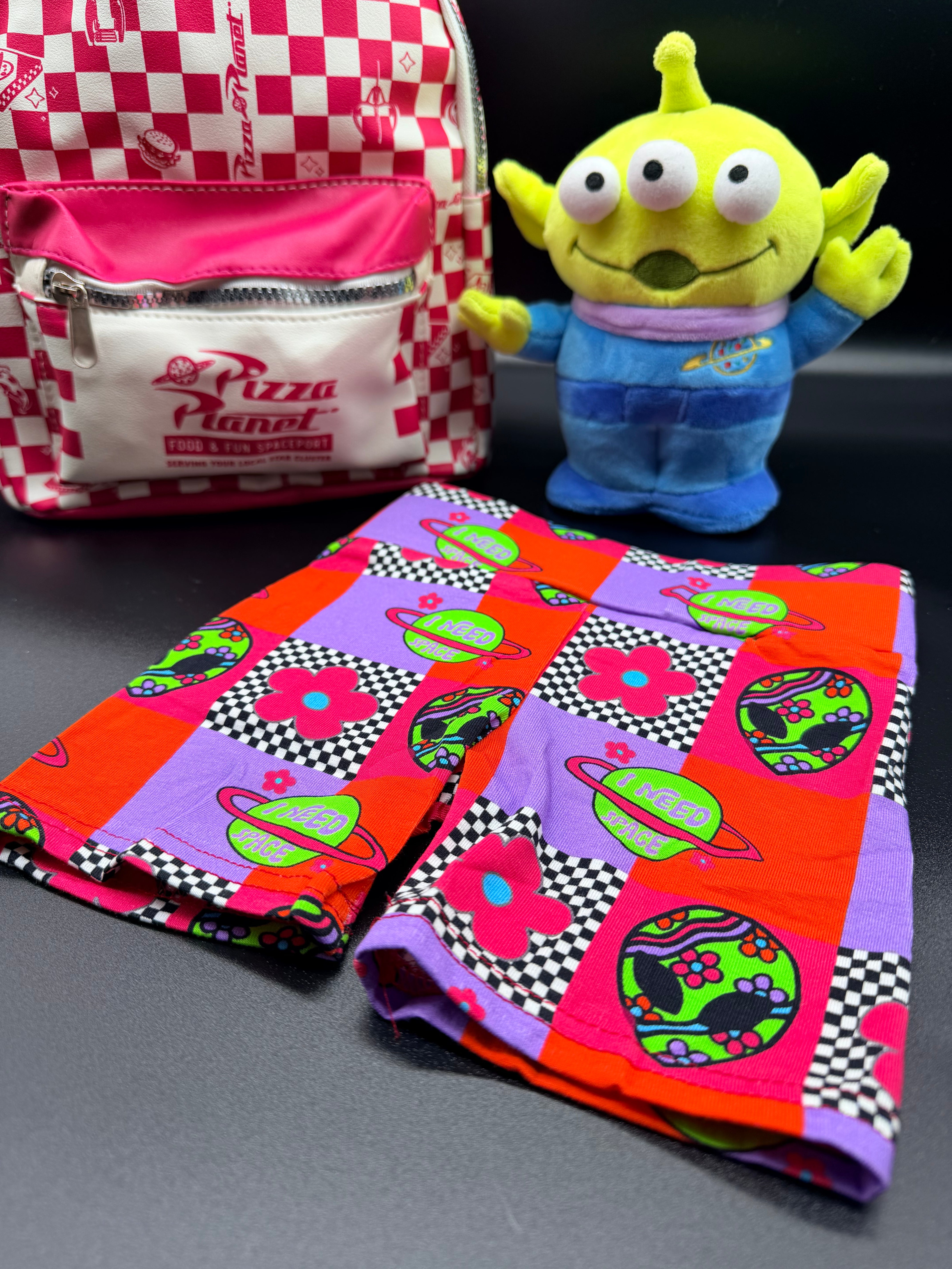 I Need Space Baby & Toddler Biker Shorts | Stretch Spandex Kids Shorts for Play & Everyday Wear - Barely Tamed