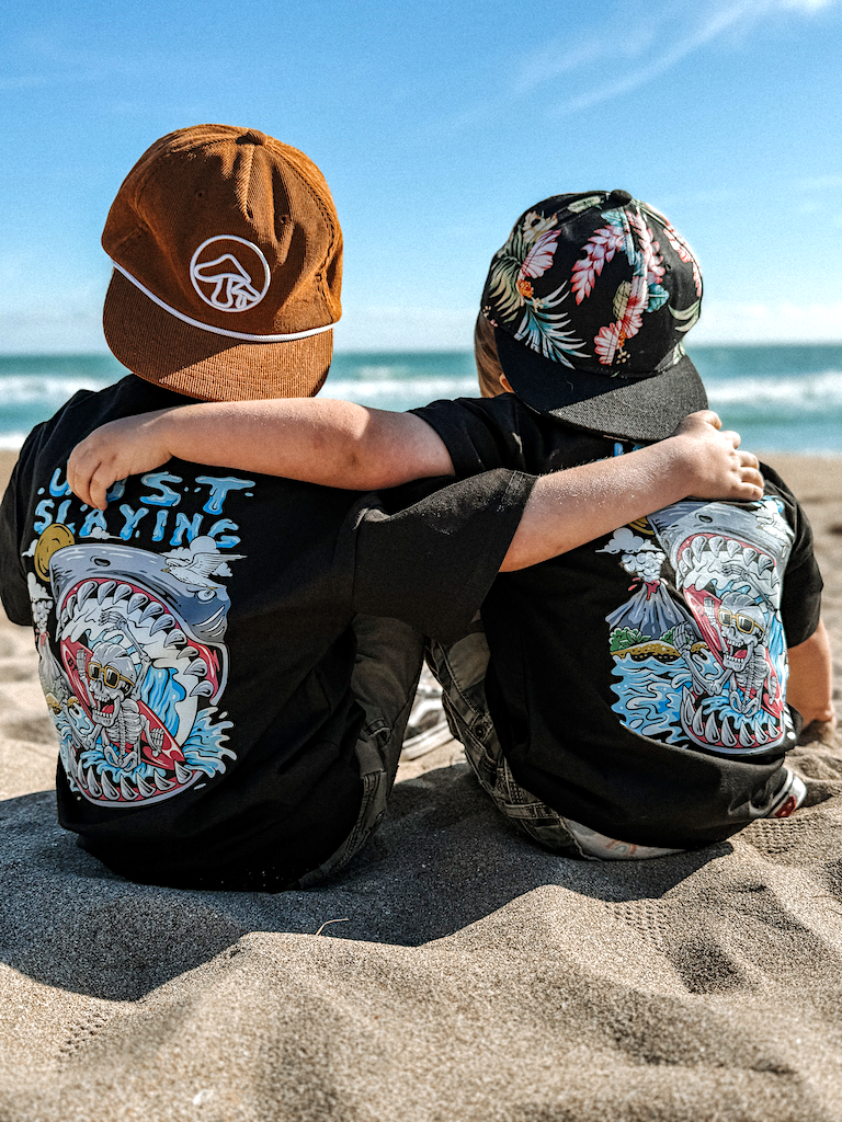 Black toddler graphic shirt