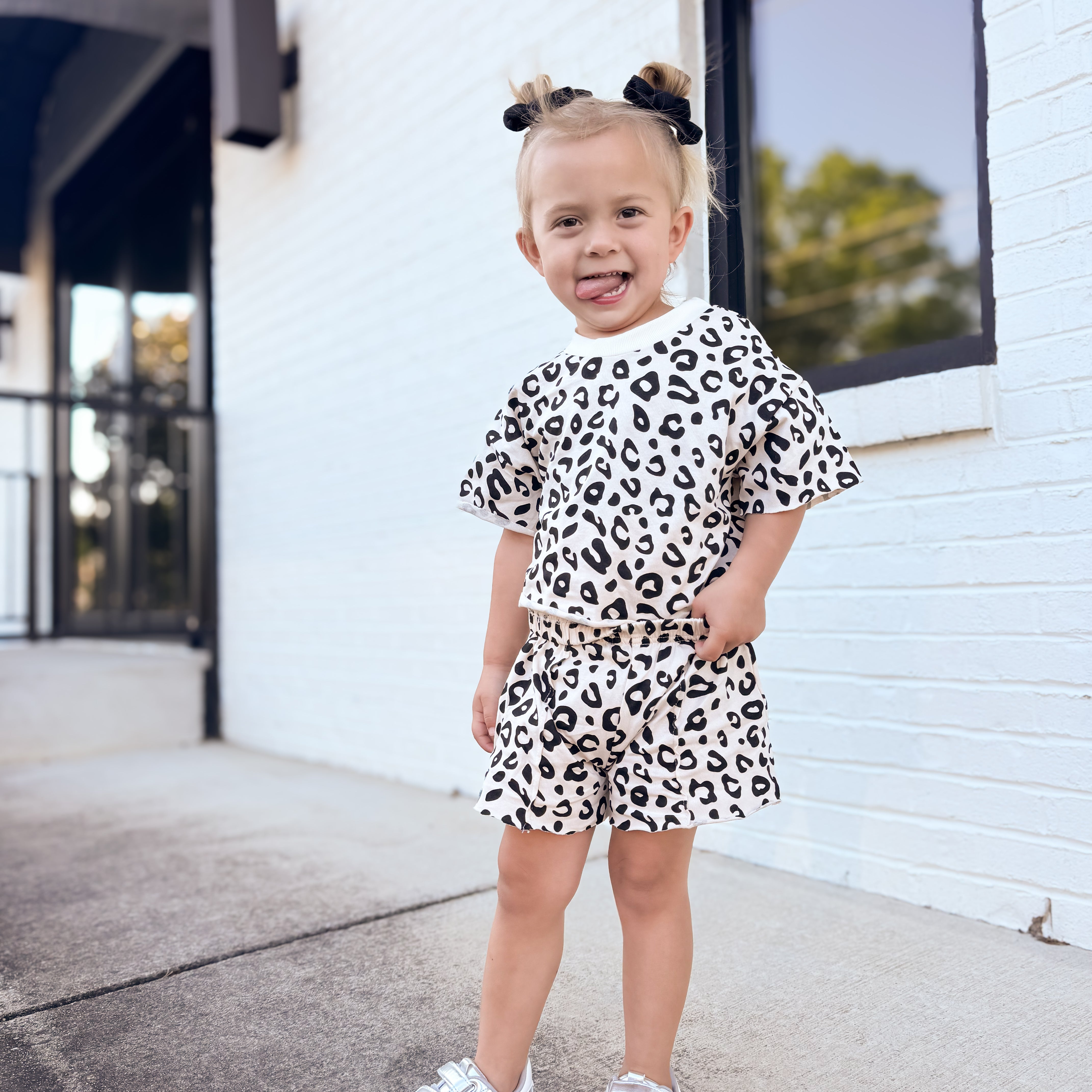 Leopard Crop Top & Shorts - Barely Tamed