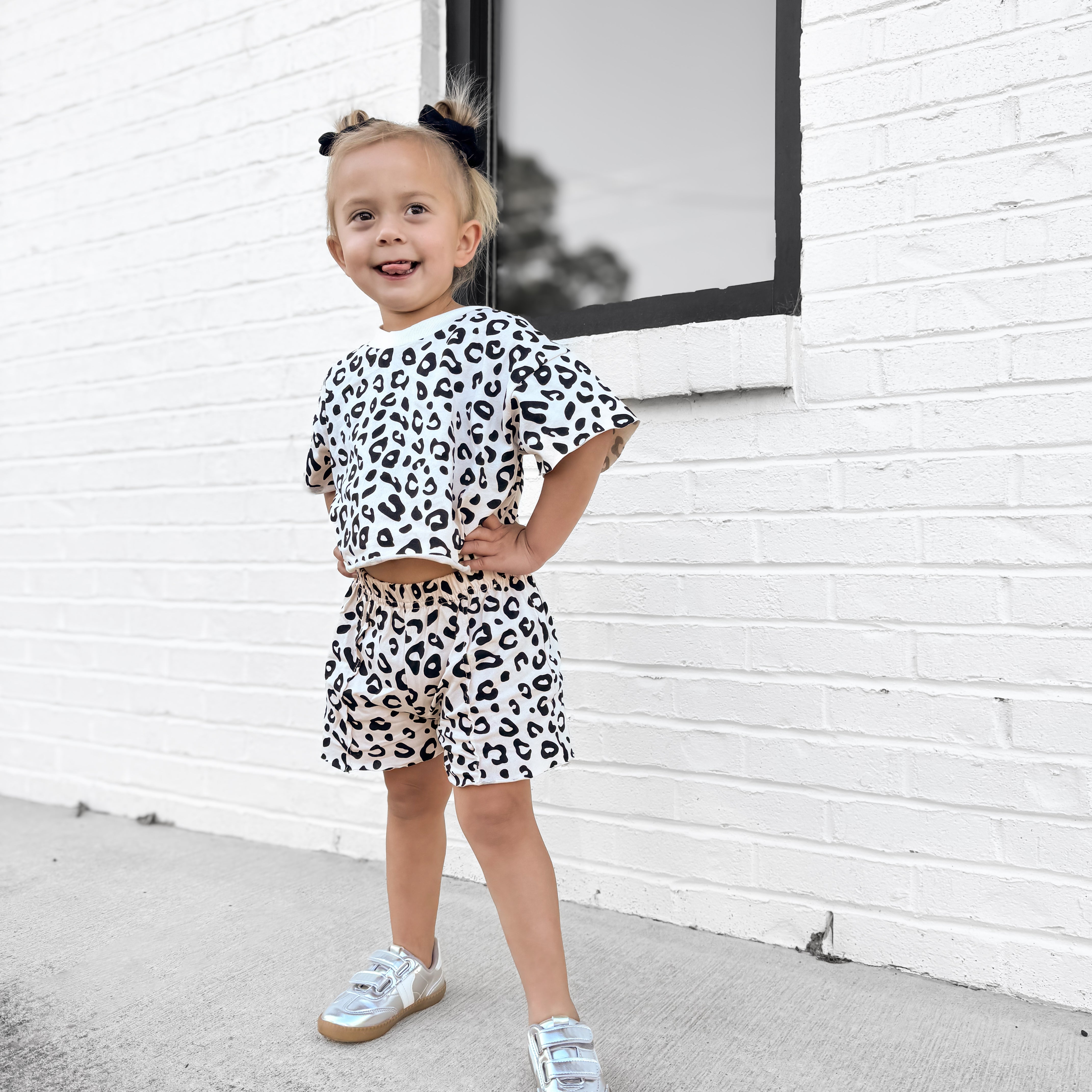 Leopard Crop Top & Shorts - Barely Tamed