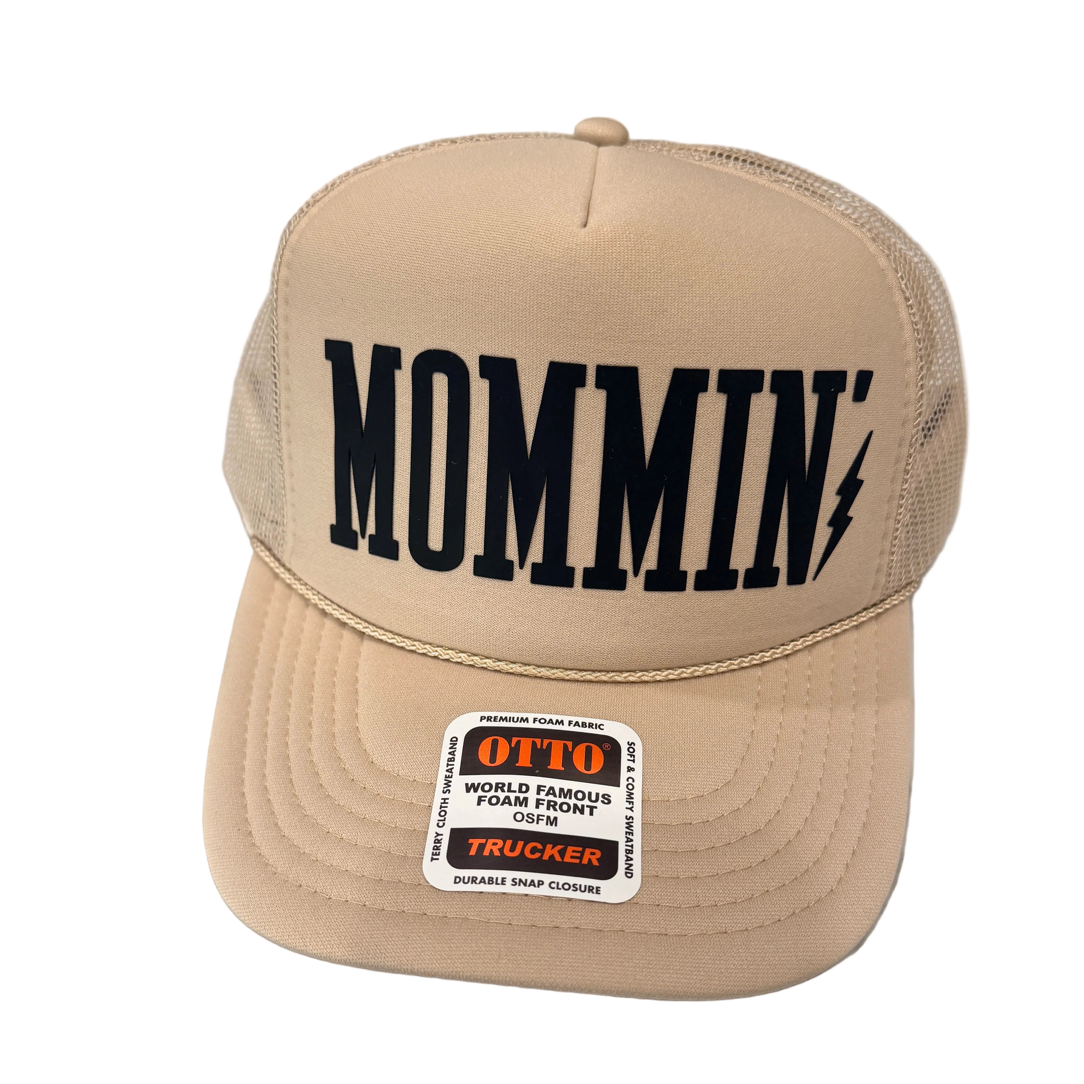 Mommin’ Trucker Hat | Khaki - Barely Tamed