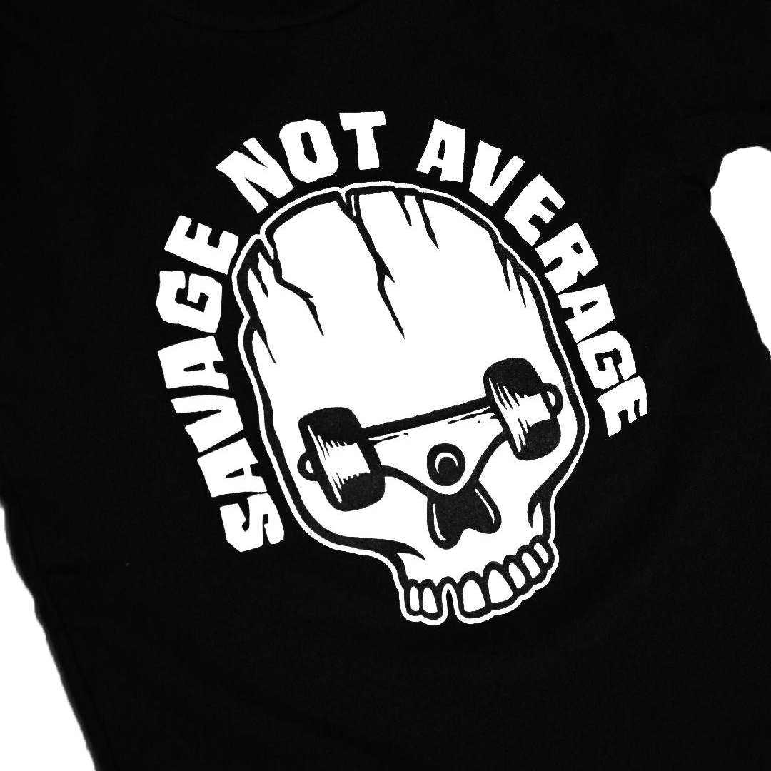 Savage Not Average Tee - Barely Tamed