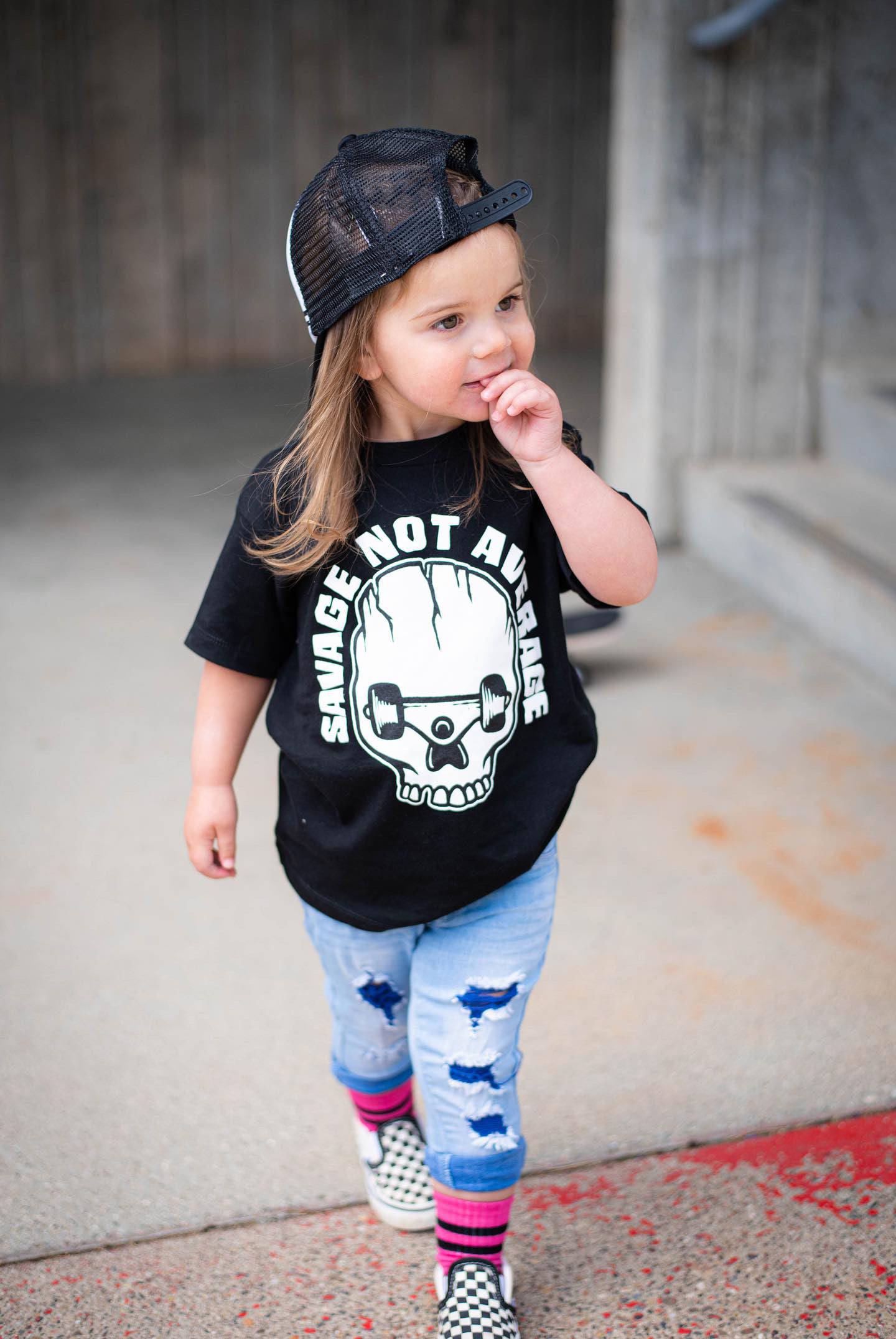 black toddler and infant graphic shirt