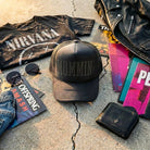 Mommin’ Trucker Hat | Black on Black - Barely Tamed