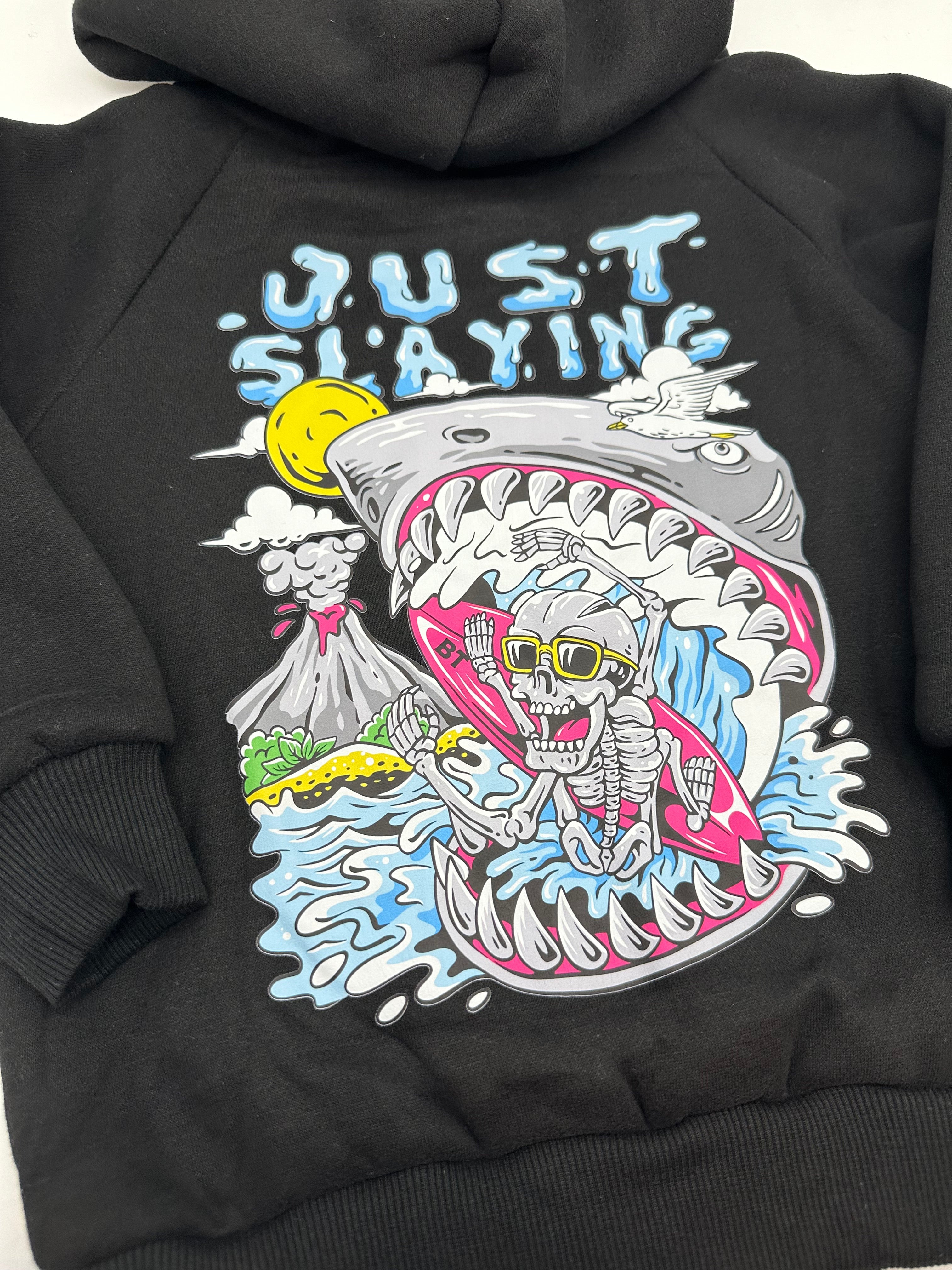 Black Toddler graphic hoodie