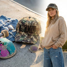 Mommin’ Trucker Hat | Black, Hot Pink & Camo - Barely Tamed