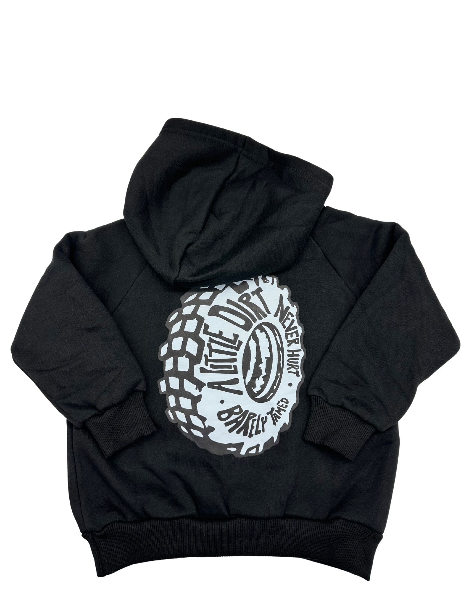 black toddler graphic hoodie