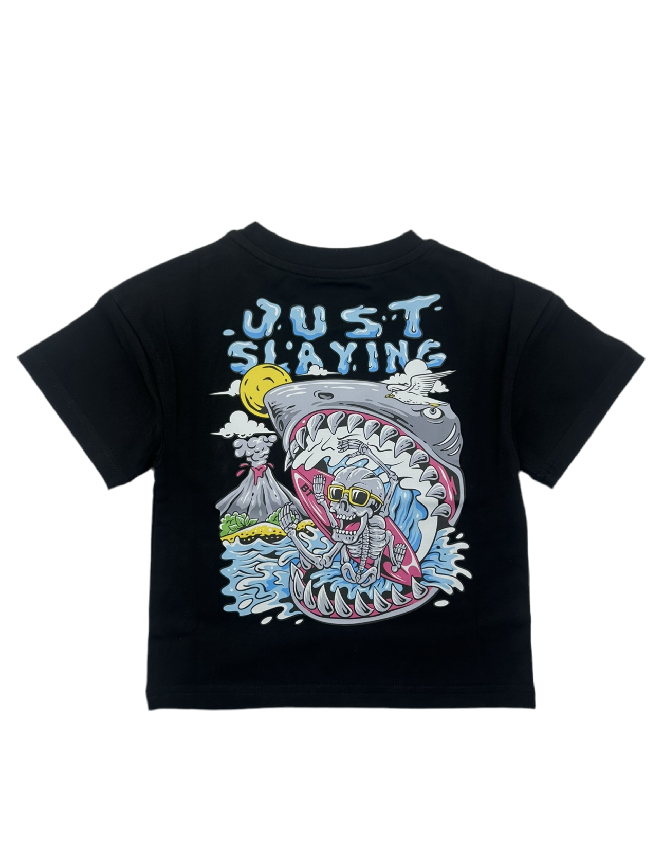 Black toddler graphic shirt