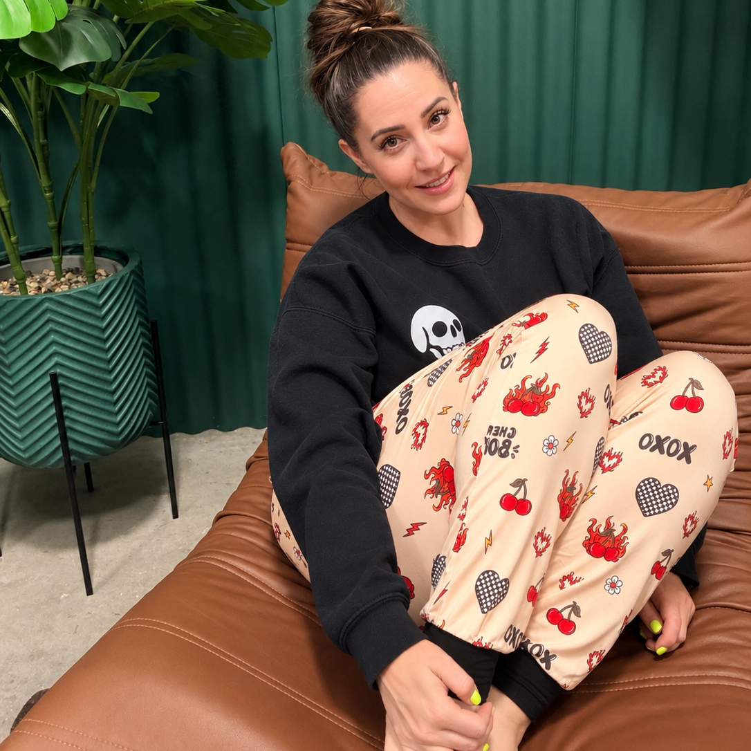 Pre-Order Unisex Cherry Bomb Bamboo Joggers