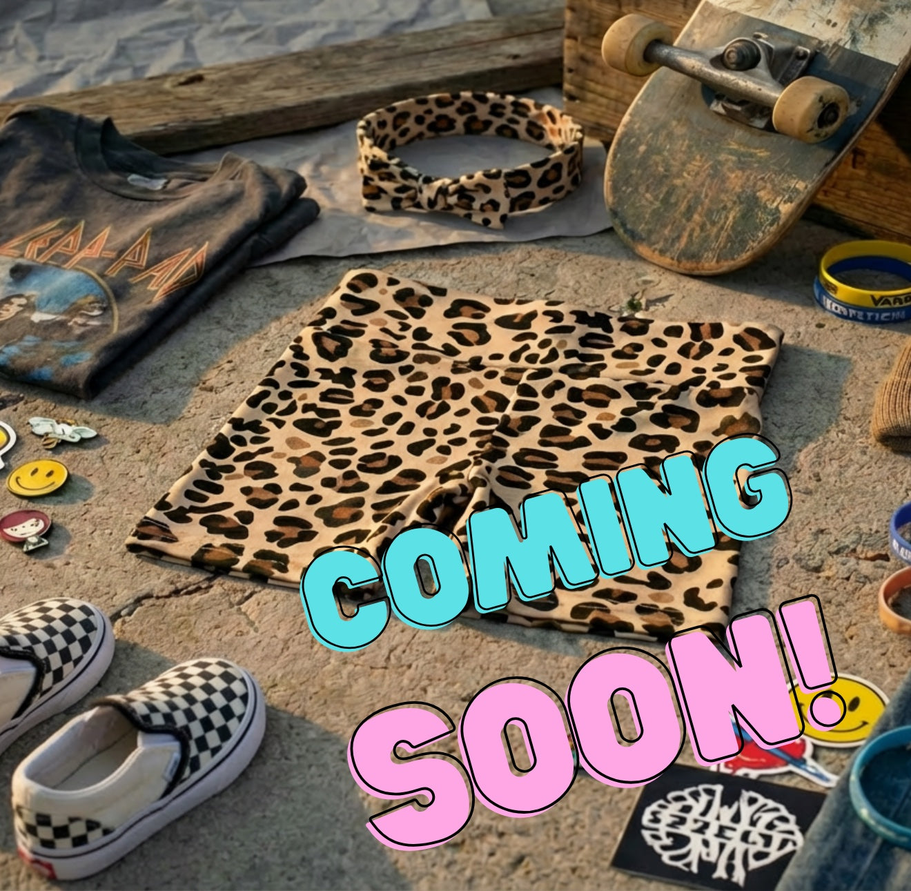 Cotton Spandex Biker Shorts for Toddlers & Little Girls | Alien Vibes & Leopard - Barely Tamed