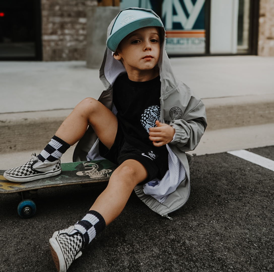 grey toddler windbreaker