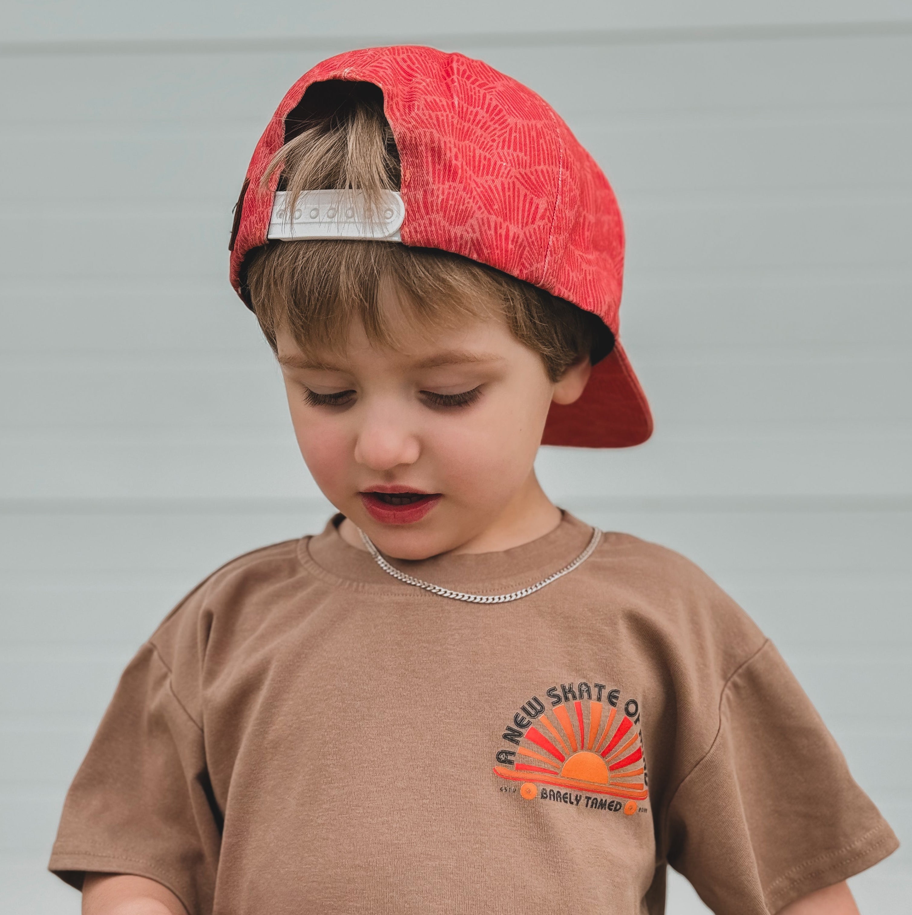 Toddler brown graphic t shirt