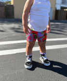 I Need Space Cotton Spandex Biker Shorts for Toddlers & Little Girls - Barely Tamed