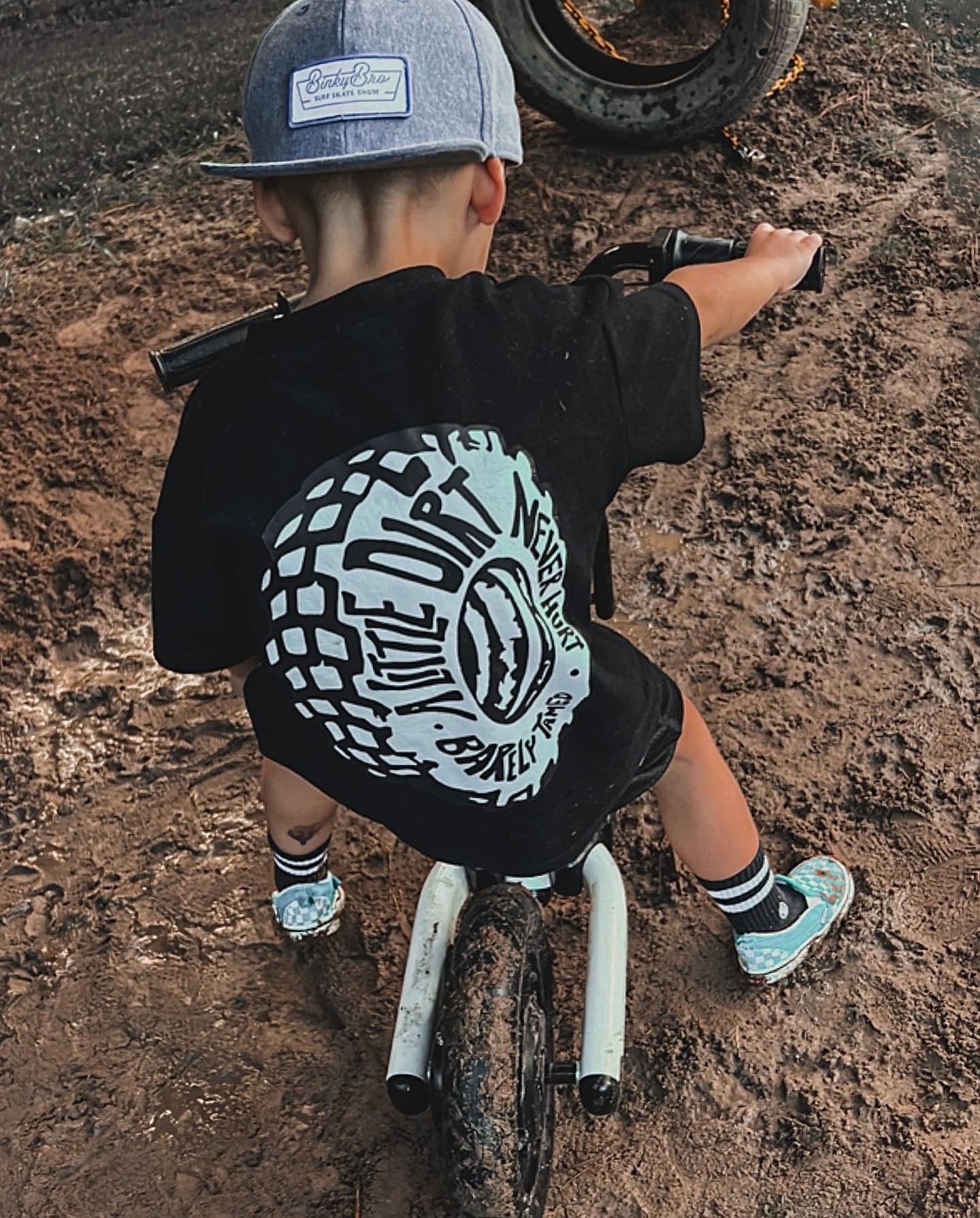 Black toddler graphic t shirt