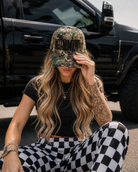 Mommin’ Trucker Hat | Canvas Camo - Barely Tamed