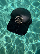 Adult Beech Strand Trucker Hat- Tan and Black | Water Friendly Graphic Snapback - Barely Tamed