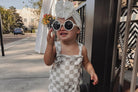 Ziggy Checkered Romper - Barely Tamed