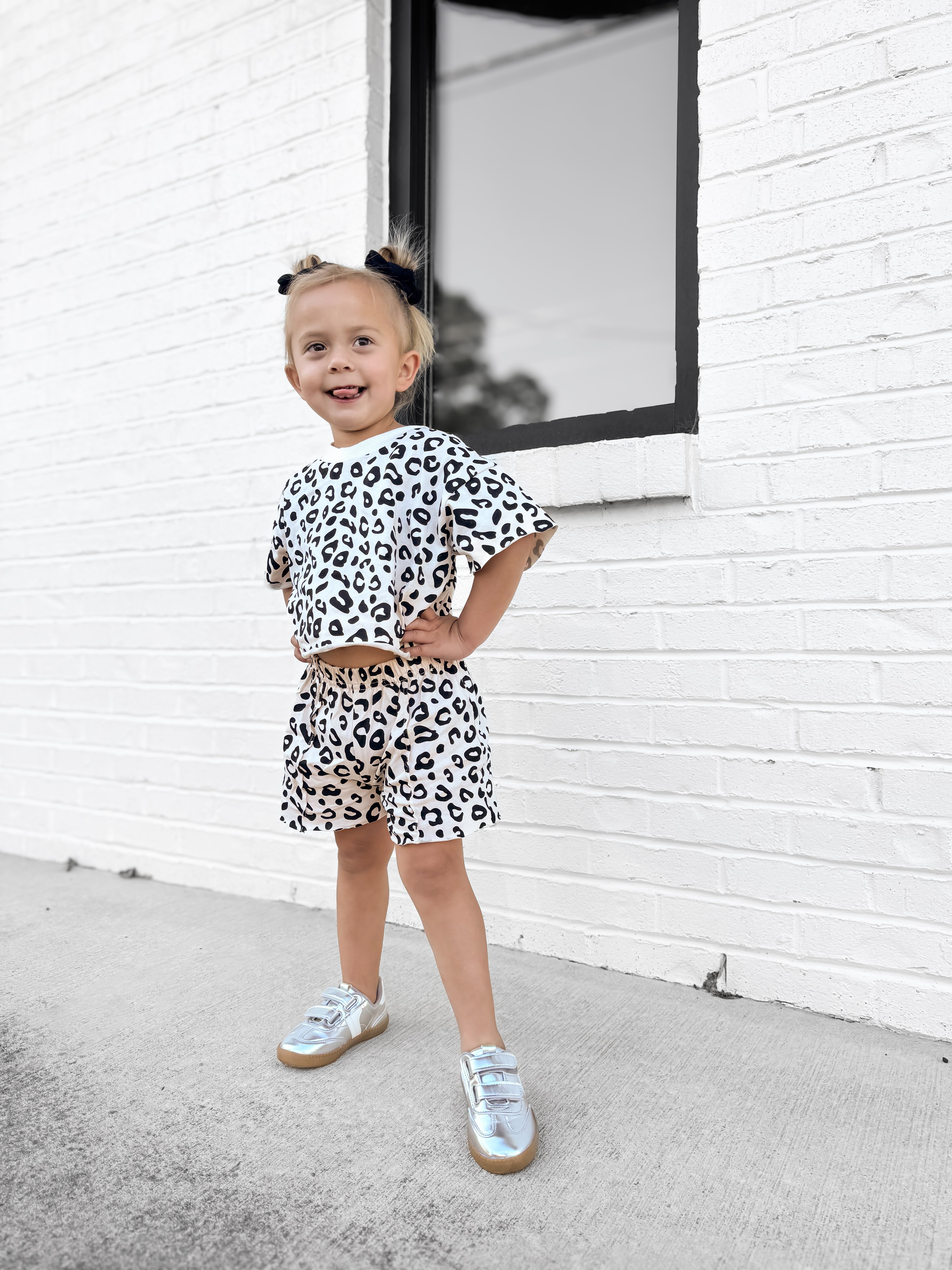 Leopard Crop Top & Shorts - Barely Tamed