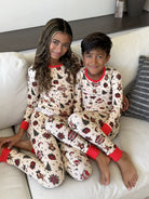 Tattooed Tidings Bamboo Pajama Set — Kids - Barely Tamed