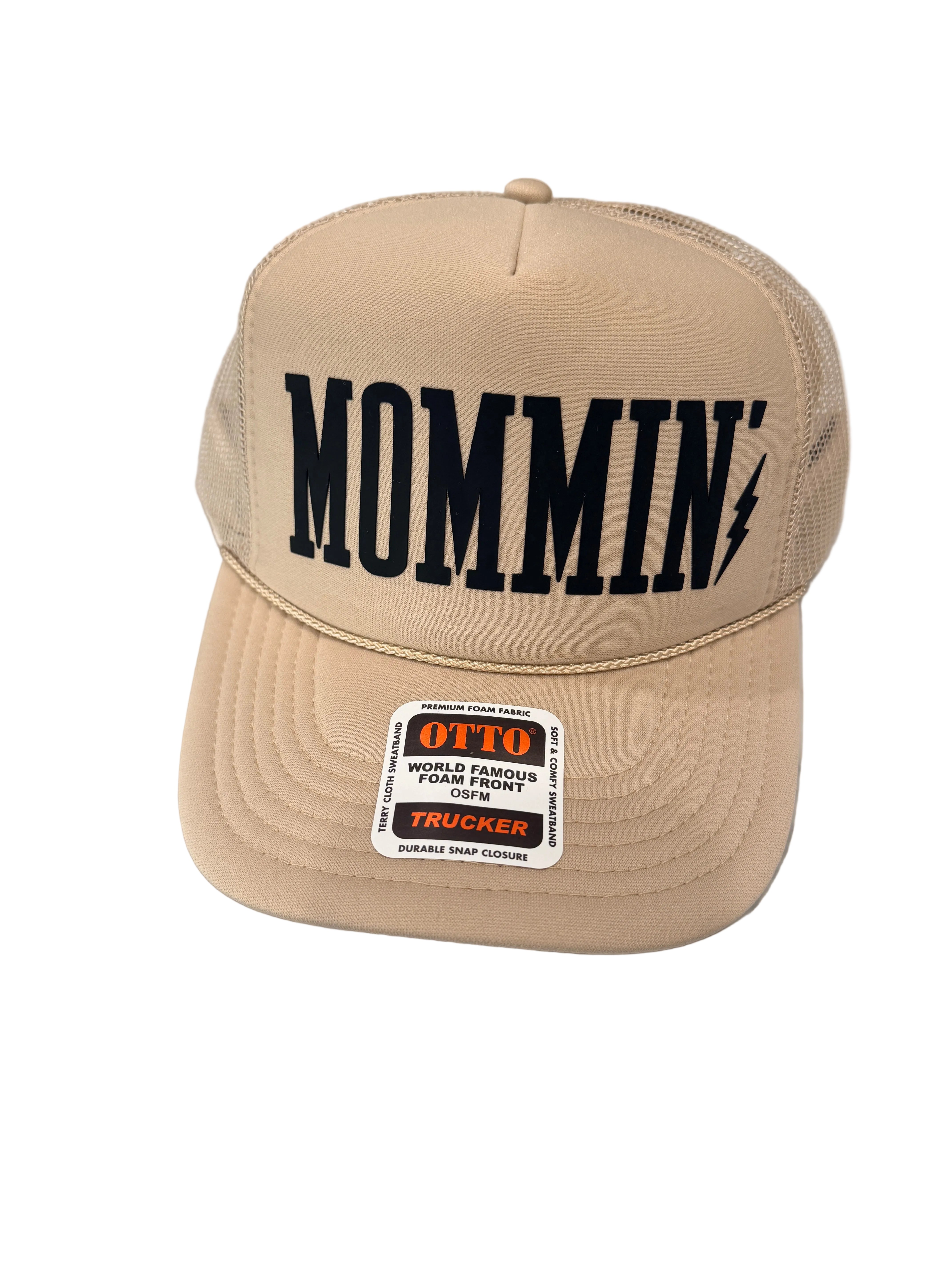 Mommin’ Trucker Hat | Khaki - Barely Tamed